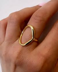 modern abstract open ring
