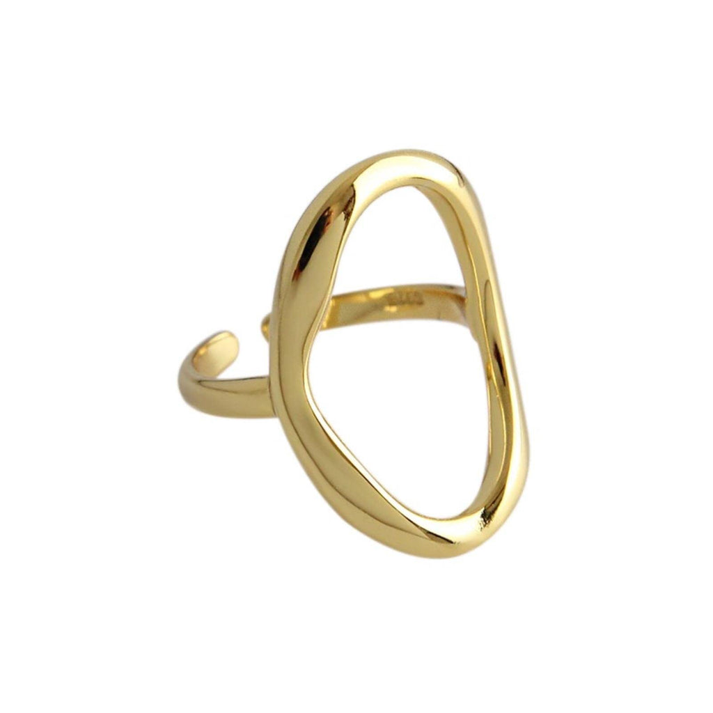 modern abstract open ring