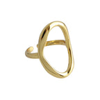 modern abstract open ring