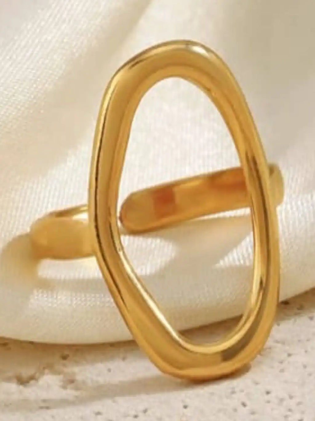 modern abstract open ring
