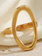 modern abstract open ring