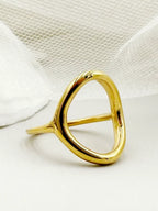 modern abstract open ring