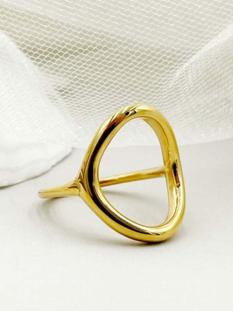 modern abstract open ring