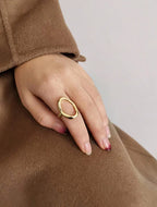 modern abstract open ring