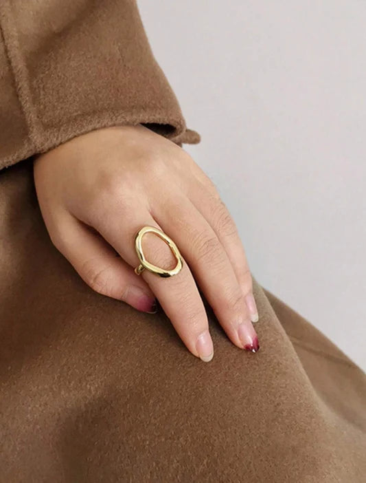 modern abstract open ring