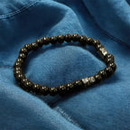 unisex beaded stretch bracelet